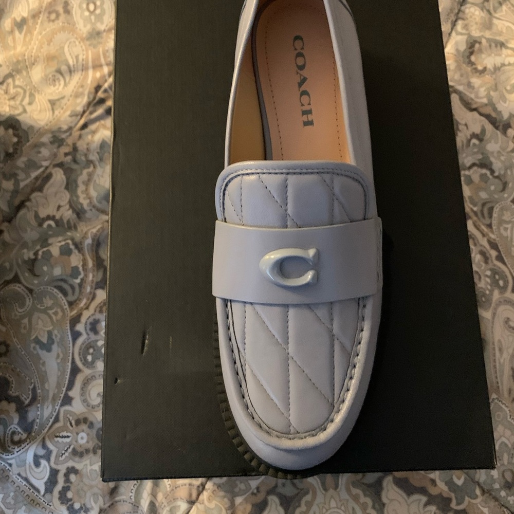 Coach Women’s Blue Loafers
